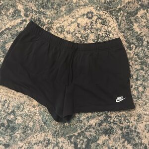 Black Nike fleece shorts XXL